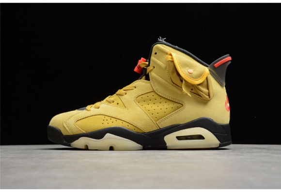Travis Scott Air Jordan 6 yellow Cactus Jack CN1084-300