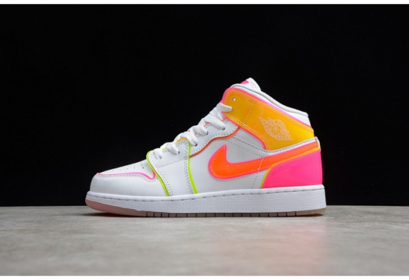 Air Jordan 1 Mid SE GS Edge Glow CV4611-100 Air Jordan 1 Mid SE GS Edge Glow CV4611-100