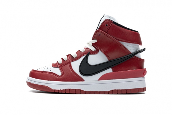 Ambush x Nike Dunk High Varsity Red Black White CU7544-102 