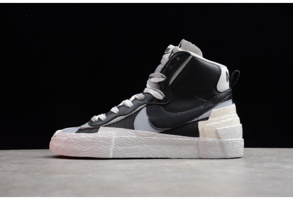 Sacai x Blazer Mid Black Grey BV0072-002