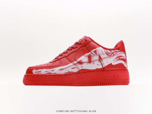 Nike Air Force 1 '07 QS Red Skeleton CU8067-600 Nike Air Force 1 '07 QS Red Skeleton CU8067-600
