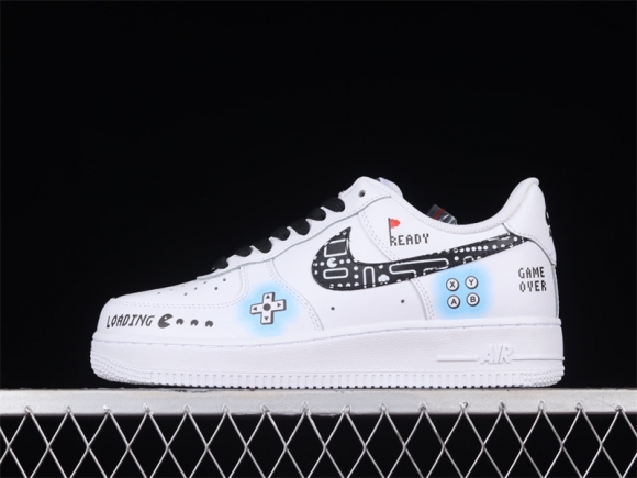 Air Force1 07 Low (GS) video game graffiti low-top casual sneakers CW2288-228