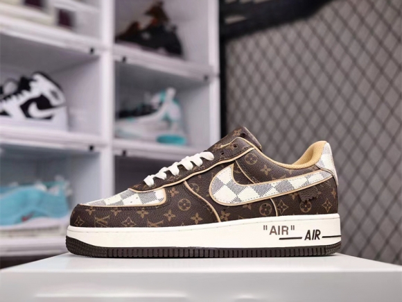 Nike Air Force 1 LowLouis Vuitton Monogram Brown Damier Azur